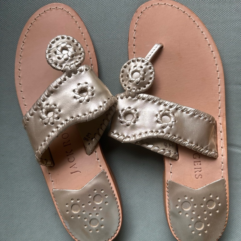 Jacks by Jack Rogers Size 8 Platinum Color
